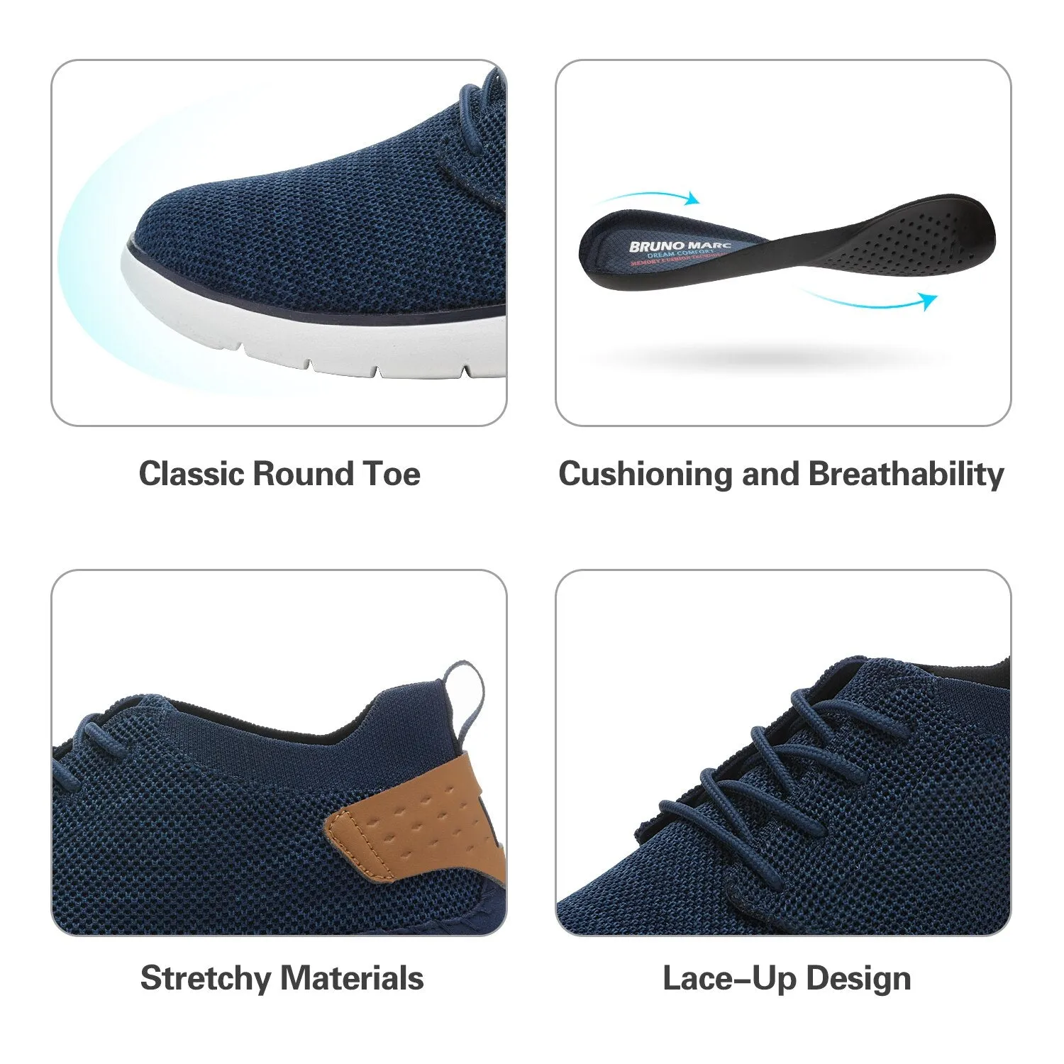 Angelo Ricci™ Fashion Mesh Casual Lightweight Breathable Walking Shoes