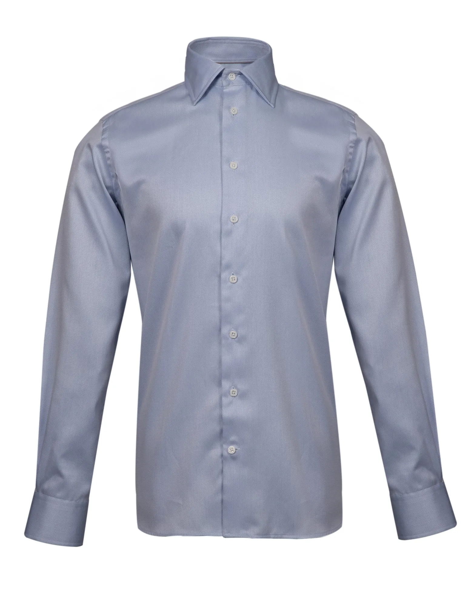 HENRY SARTORIAL Contemporary Fit Oxford Shirt BLUE